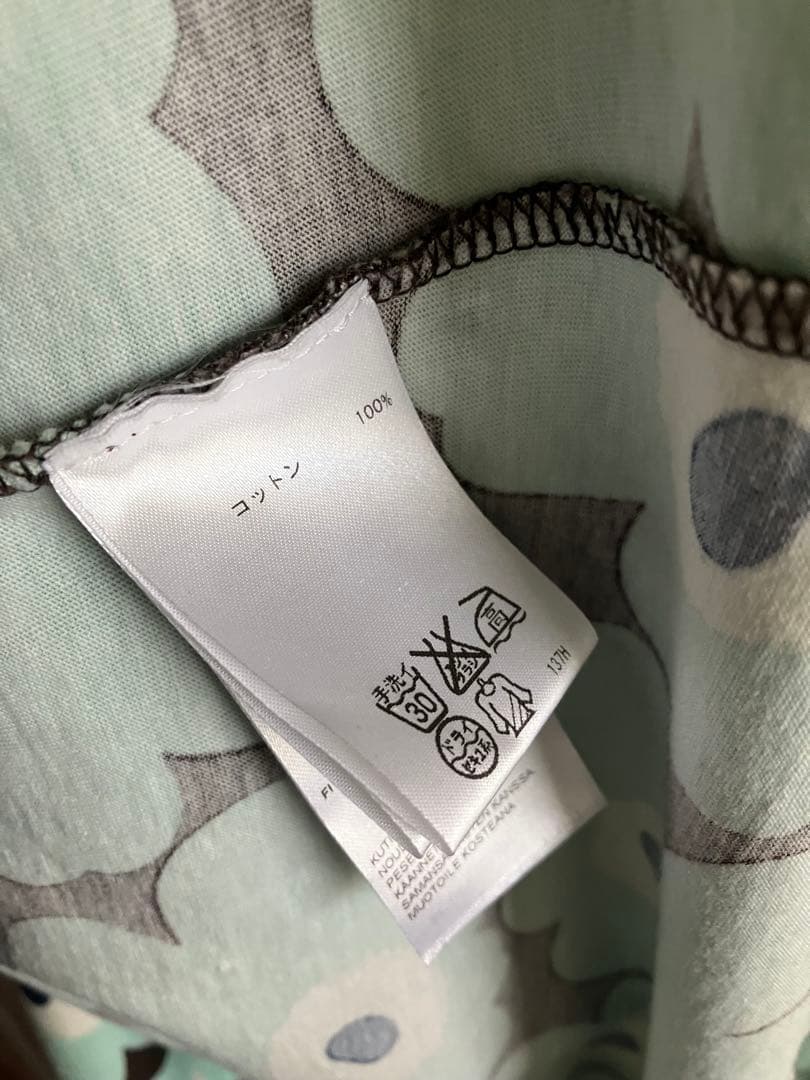 marimekko フラワープリント 長袖チュニック XL