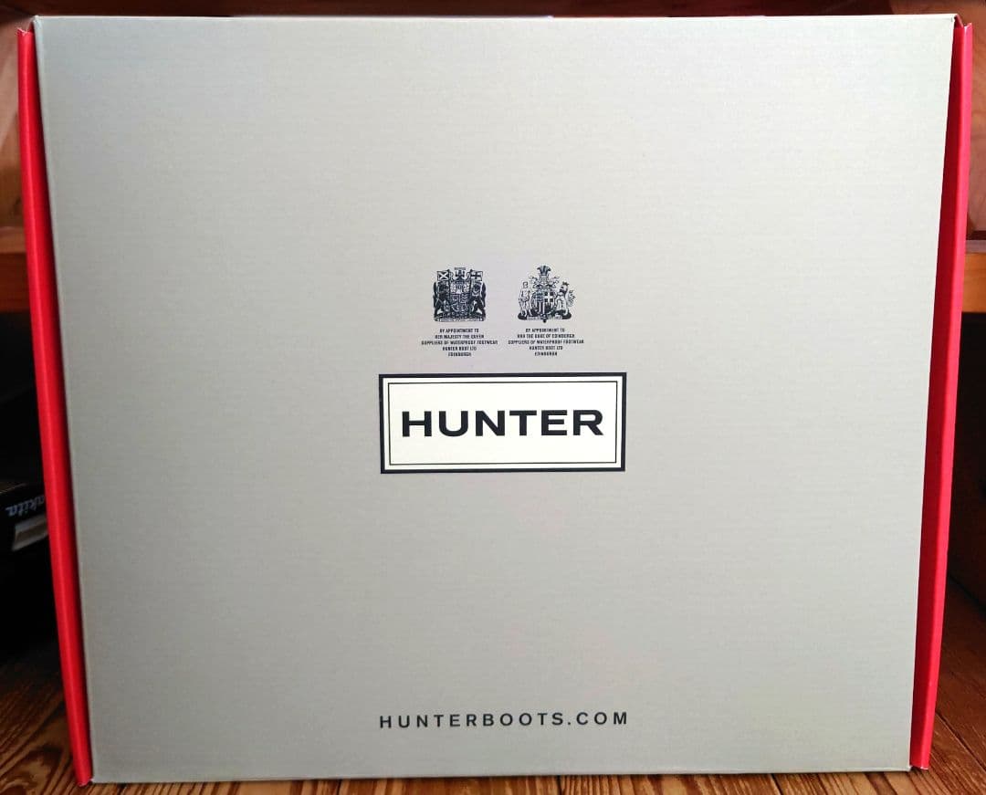 HUNTER レインブーツショート ブラック 39 24.5〜25cm