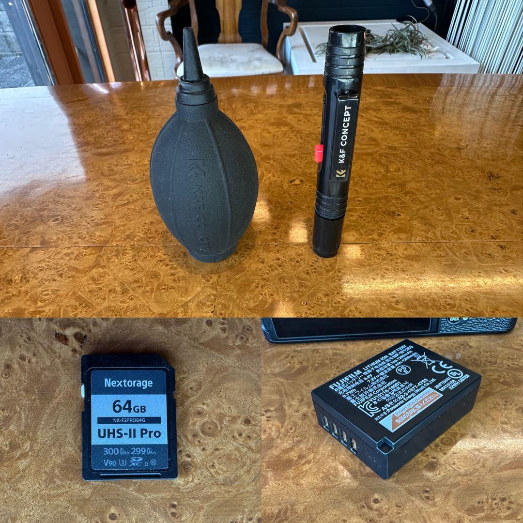 〜極美品〜多言語/FUJIFILM X100VI ブラック　※多数オプション品付