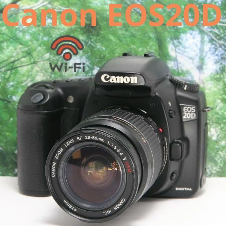 ❤️美品♪Canon EOS20D☆wifiSDでスマホ転送OK♪付属品多数❤️