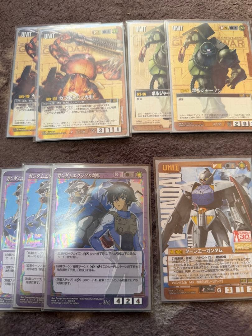 【レア】ガンダムウォー　茶単2軸　ターンエー軸+シュピーゲル軸組み合わせ可能