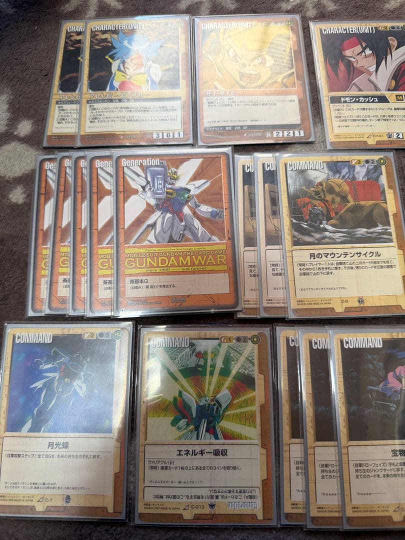 【レア】ガンダムウォー　茶単2軸　ターンエー軸+シュピーゲル軸組み合わせ可能