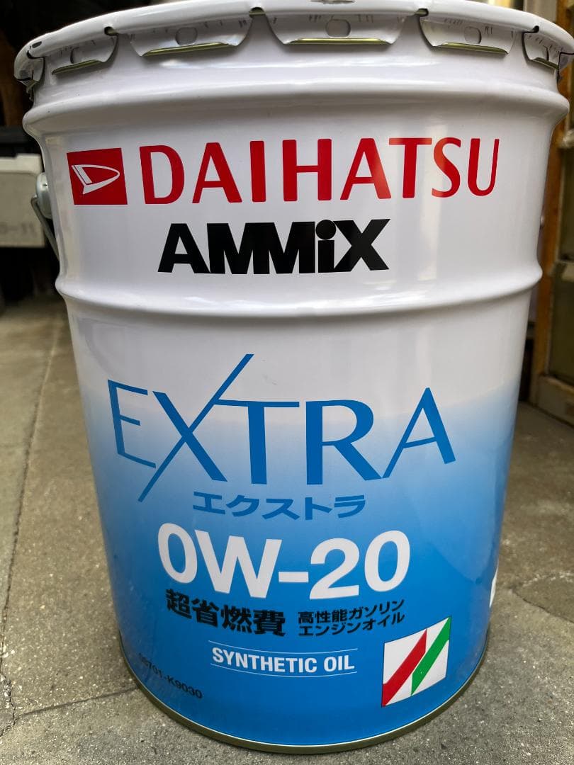 数量限定0Ｗ-20ダイハツ純正オイルAMMIX アミックス EXTRA 合成油