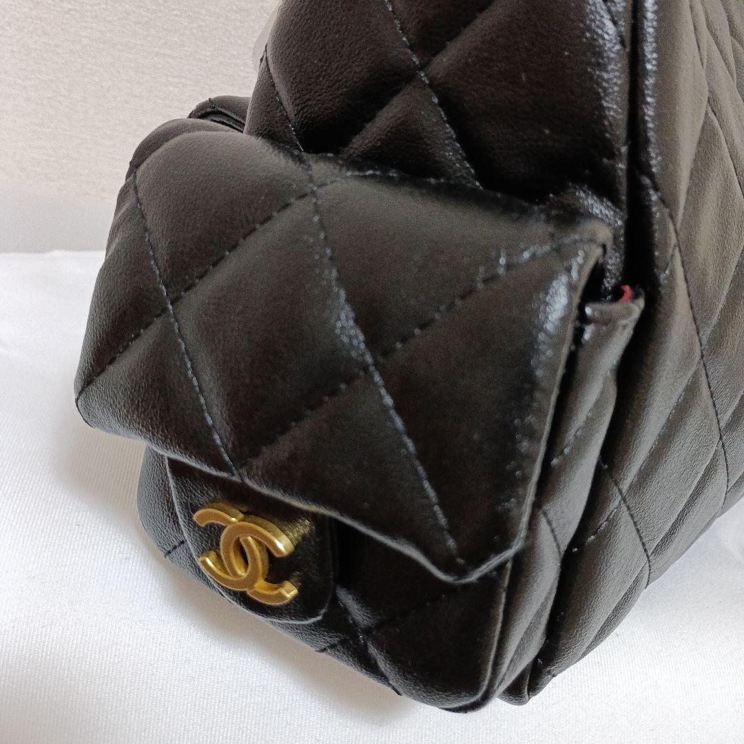 CHANEL ブラック ショルダーバッグ