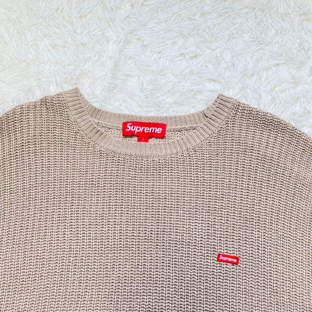 最終価格Supreme Small Box Ribbed Sweater L23