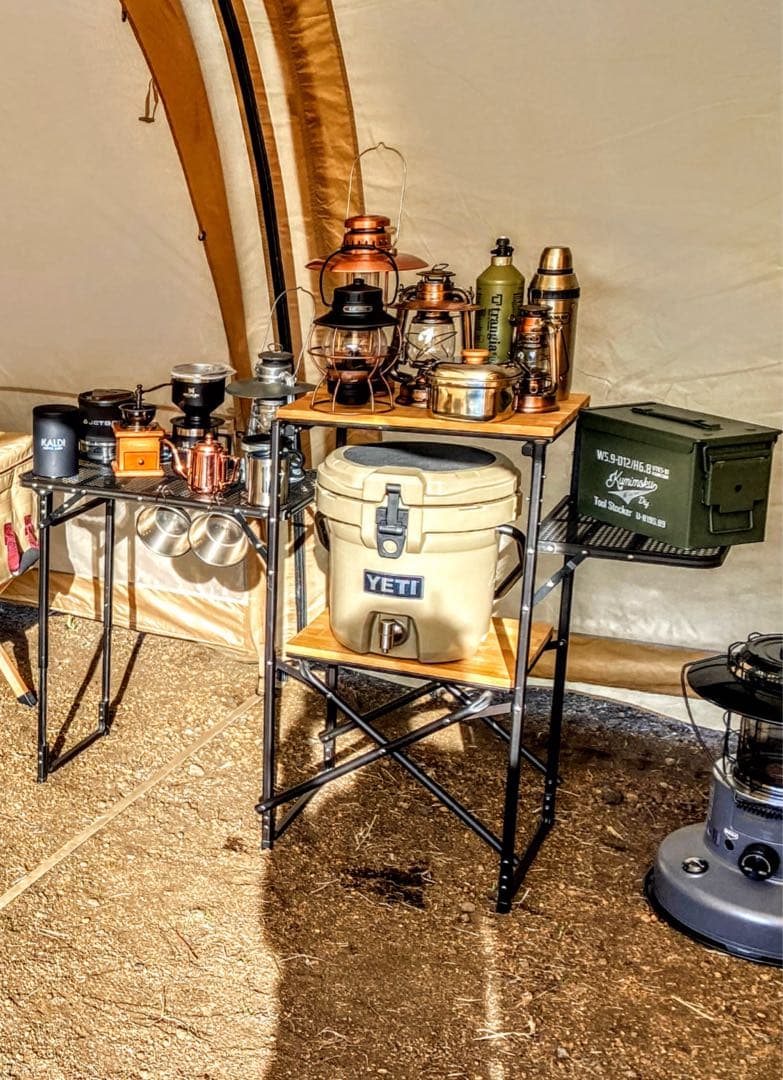 【美品】山善 キャンパーズコレクション タフライトスタンド