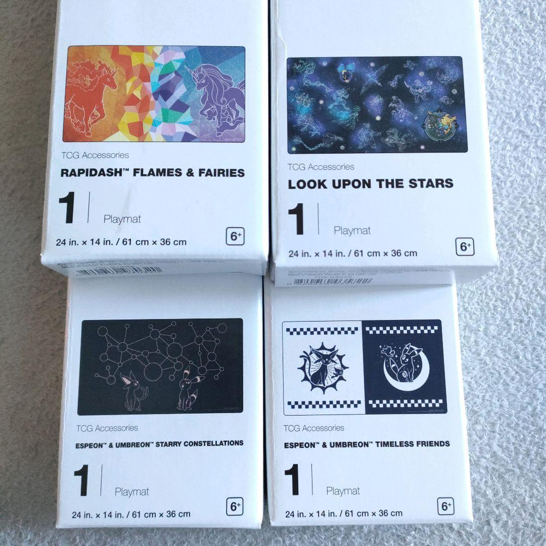 ポケモンカード 海外 プレイマット ハーフマット ピカチュウ イーブイ