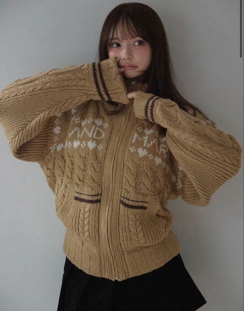 andmary Mary knit cowichan 新品未使用