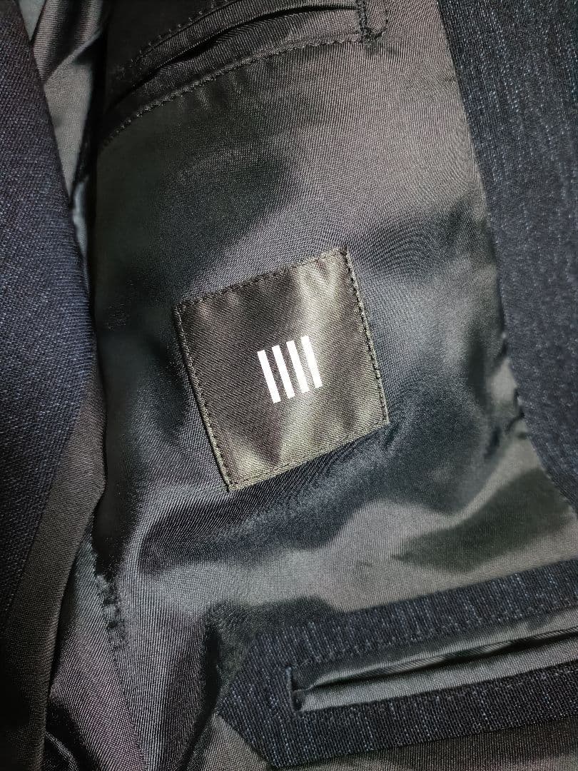 ダークブルー ビジネススーツ ベスト付き　スーツセレクト