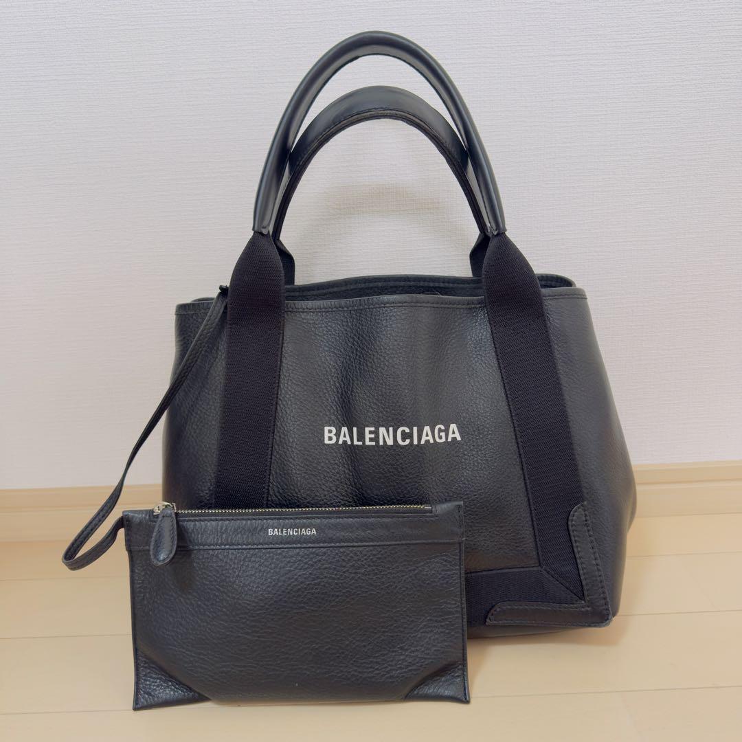 【バレンシアガ】BALENCIAGA カバス スモール トートバッグ レザー