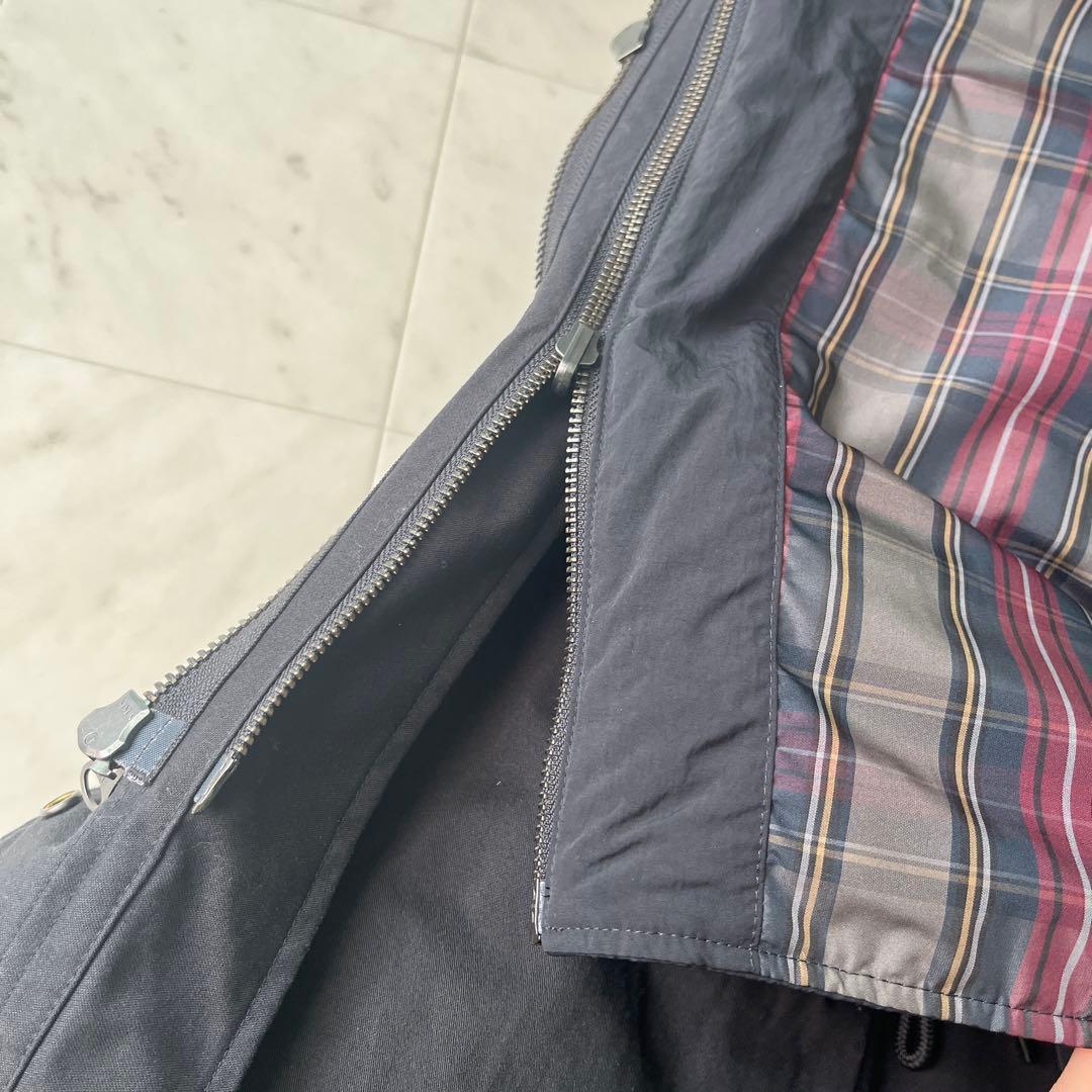 フレッドペリー 5way ライナー付 モッズコート ファー ネイビー UK10