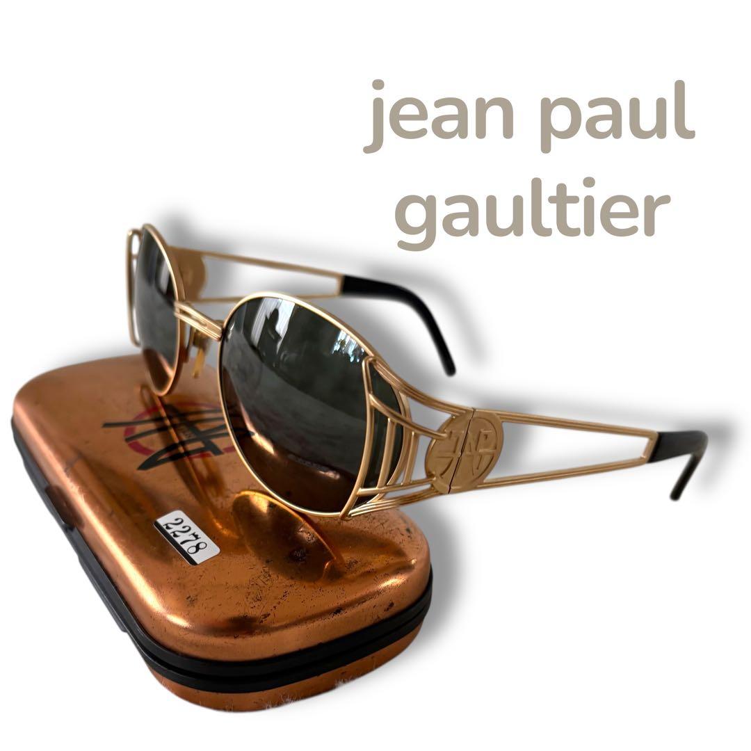 【希少】 jean paul gaultier ゴルチエサングラスゴールド