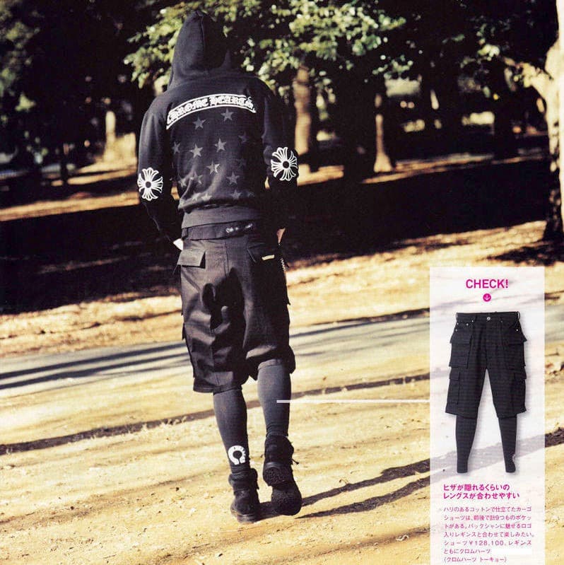 新品 CHROME HEARTS クロムハーツ レギンス タイツ ホースシューL