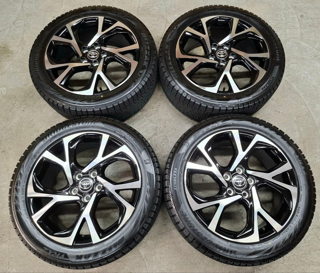 【ほぼ新品】トヨタ CH-R 純正 ホイールタイヤ ブリヂストン スタッドレス