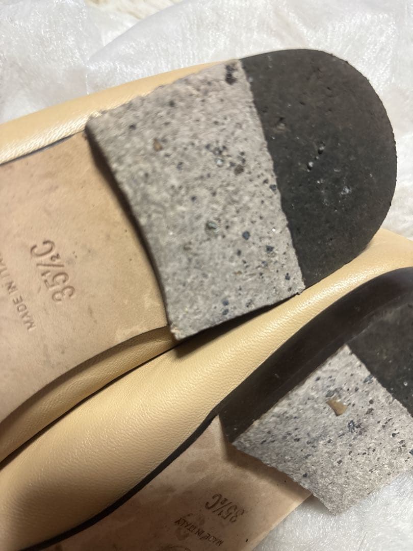 CHANEL バレエシューズ ベージュ/ブラック