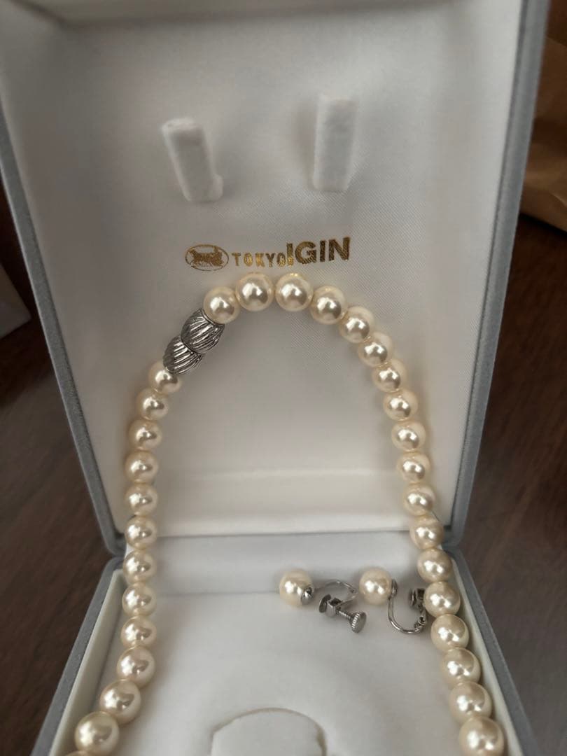 超美品パールネックレス イヤリングアコヤ真珠