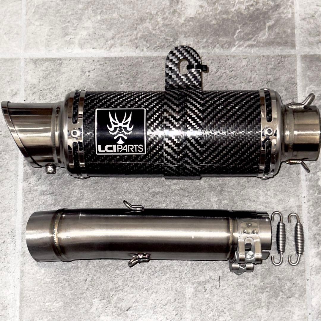 CB400SF NC42 LCI製 ショートカーボン スリップオン マフラー