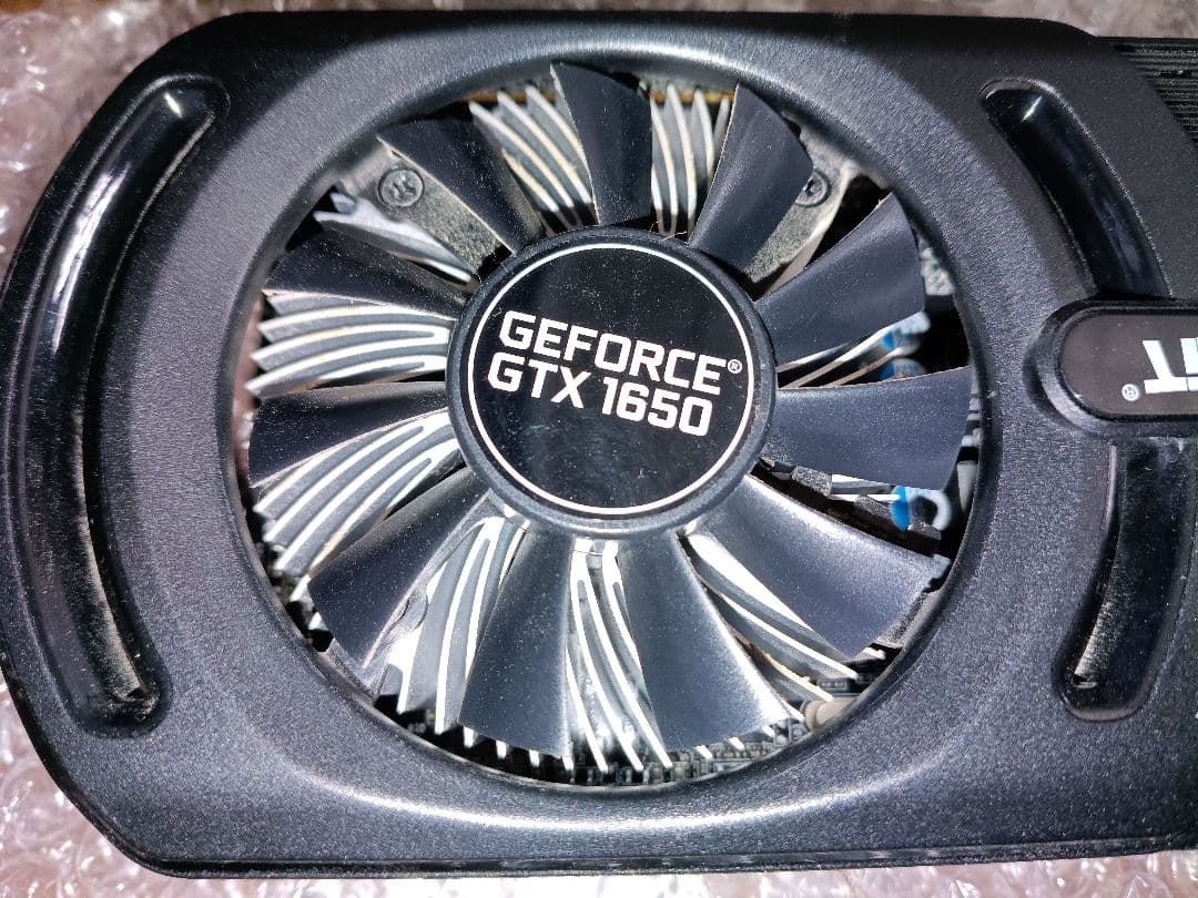 【動作確認済】Palit GeForce GTX 1650 4GB 補助電源不要