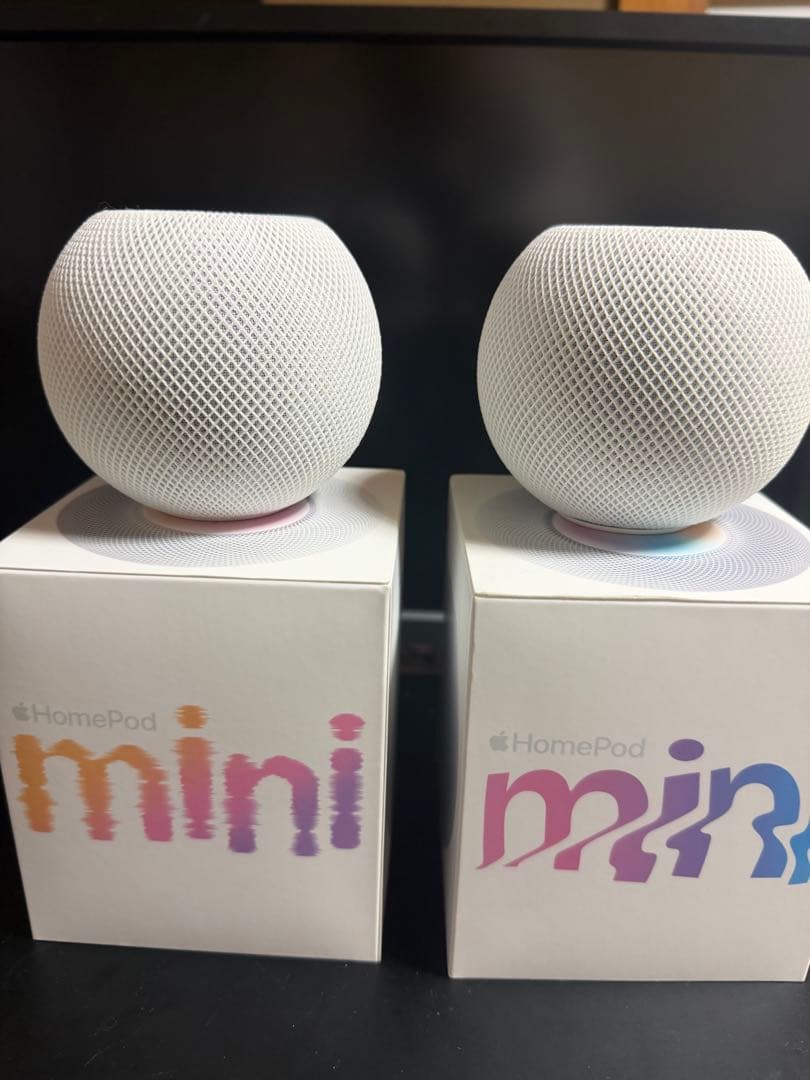 中古美品 Pod mini 2台セット Apple ホームポッド