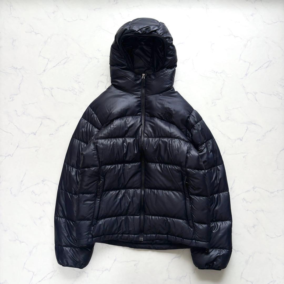 ノースフェイス アコンカグアフーディ ダウンジャケット ブラック L