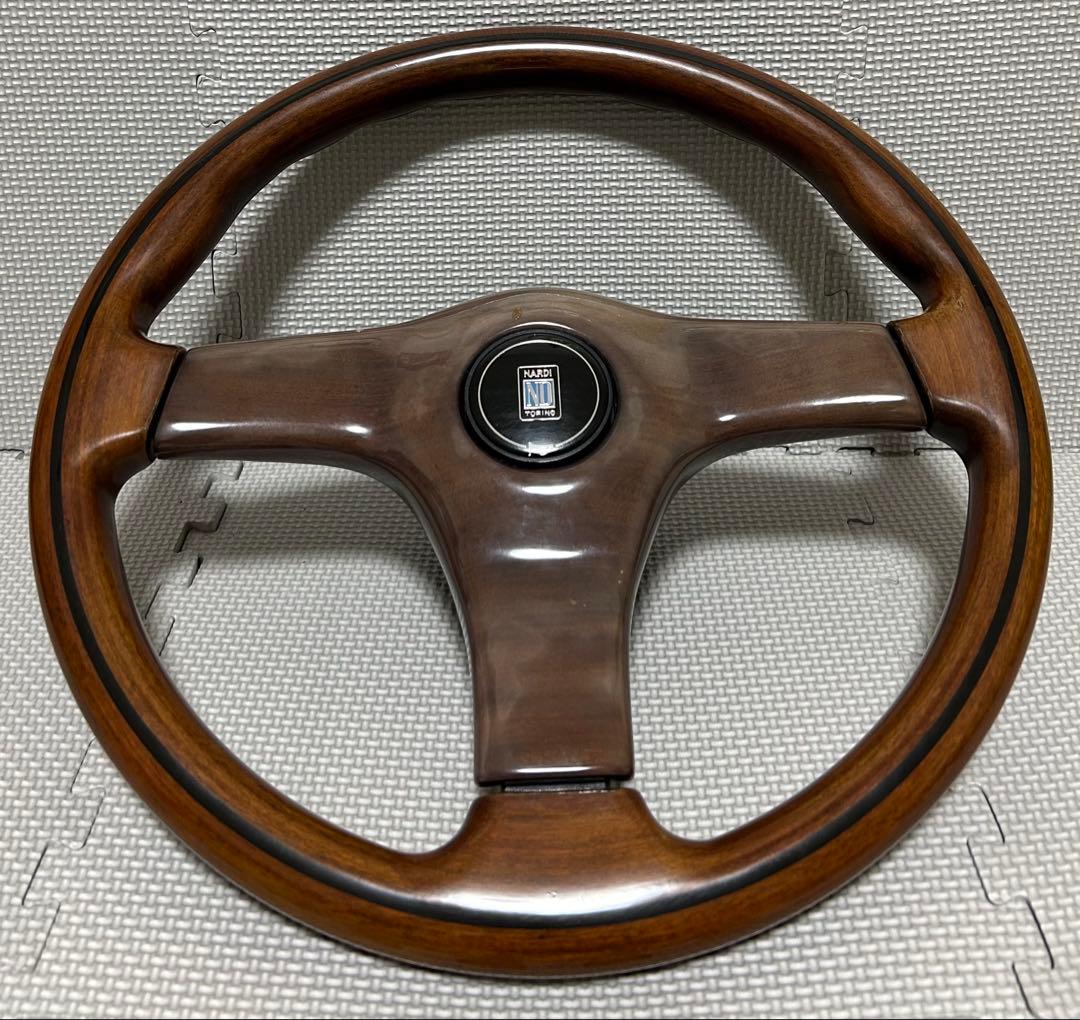 NARDI ナルディ ウッド ステアリング ハンドル 直径約36cm