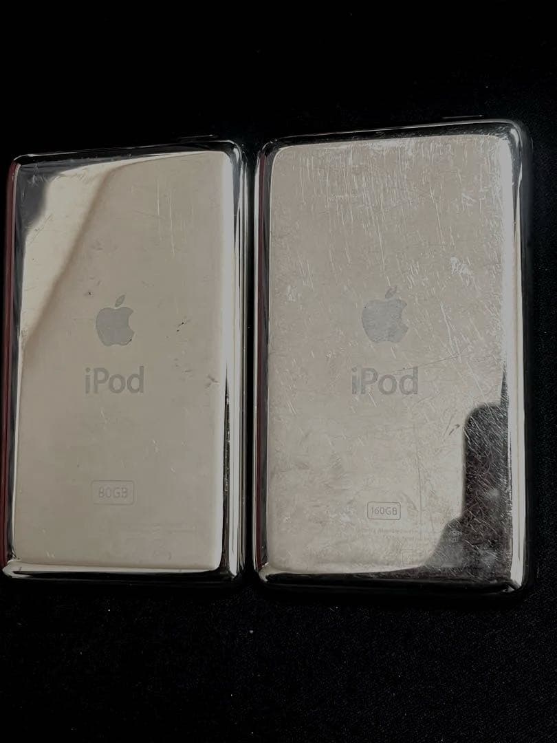 Apple iPod classic 160GB 80GBブラックシルバーセット