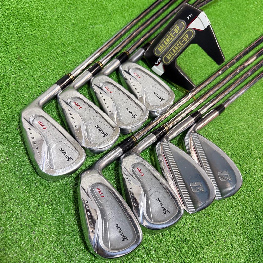 ゴルフセット　豪華　SRIXON ZR ラウンド仕様　メンズ　打感良好　すぐ使用