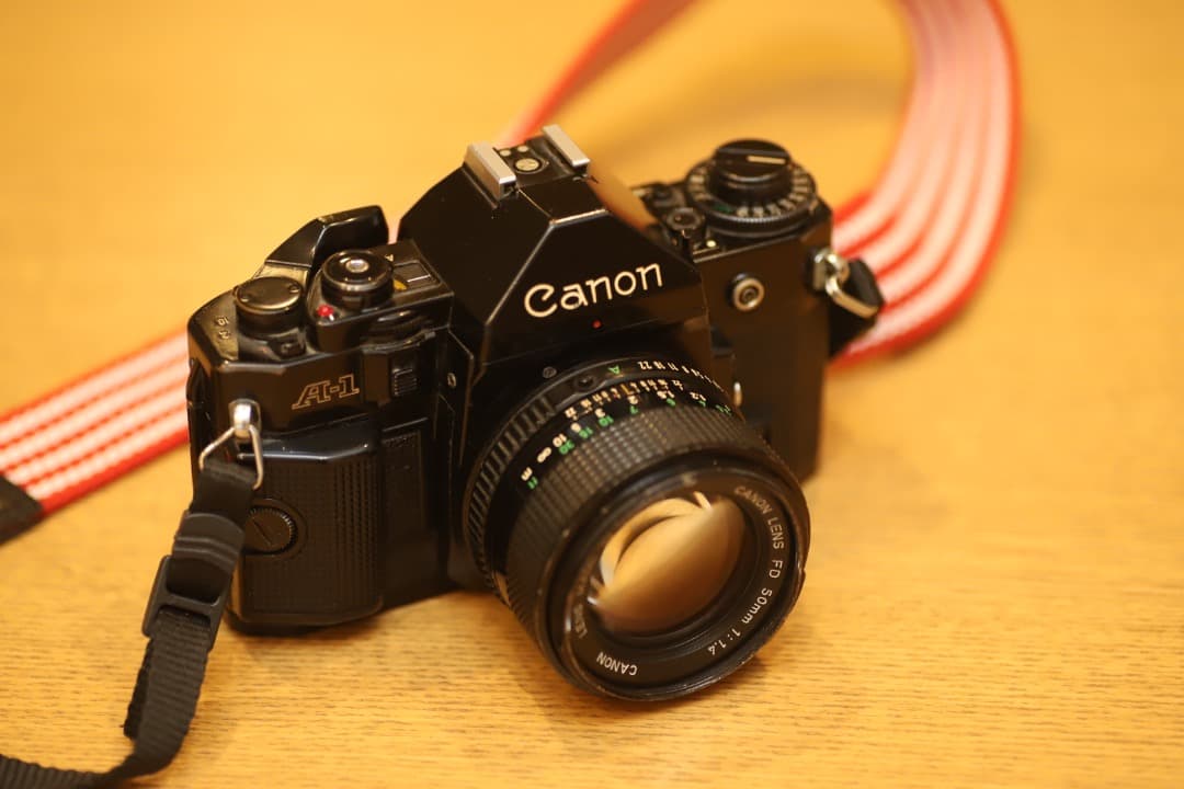 Canon A-1 50mm F1.4 一眼レフフィルムカメラ【ジャンク扱い】