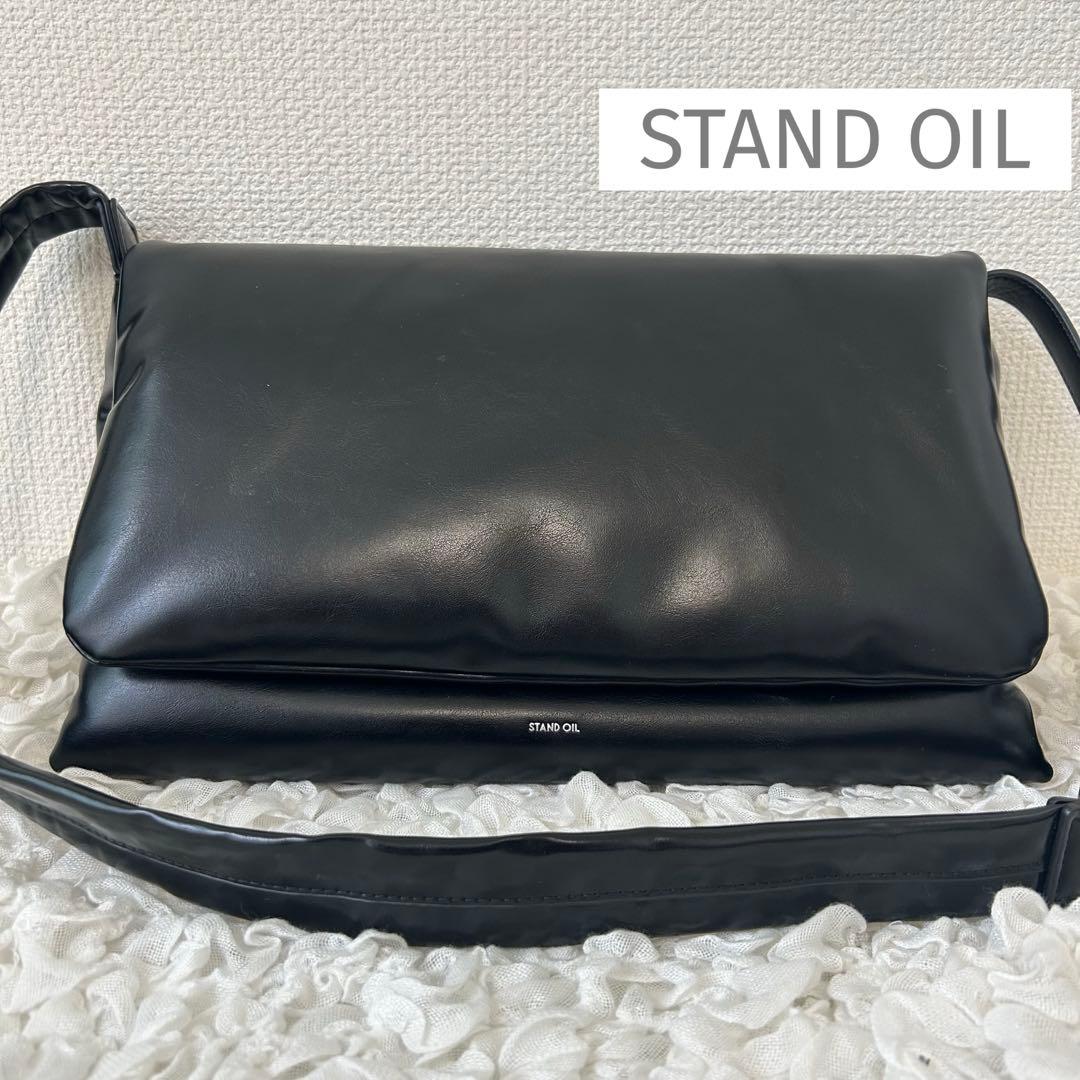 【美品】STAND OIL ショルダー Fluffy bag メッセンジャー