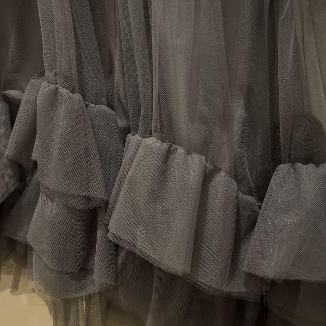 【andresd】volume tulle jacket set dress