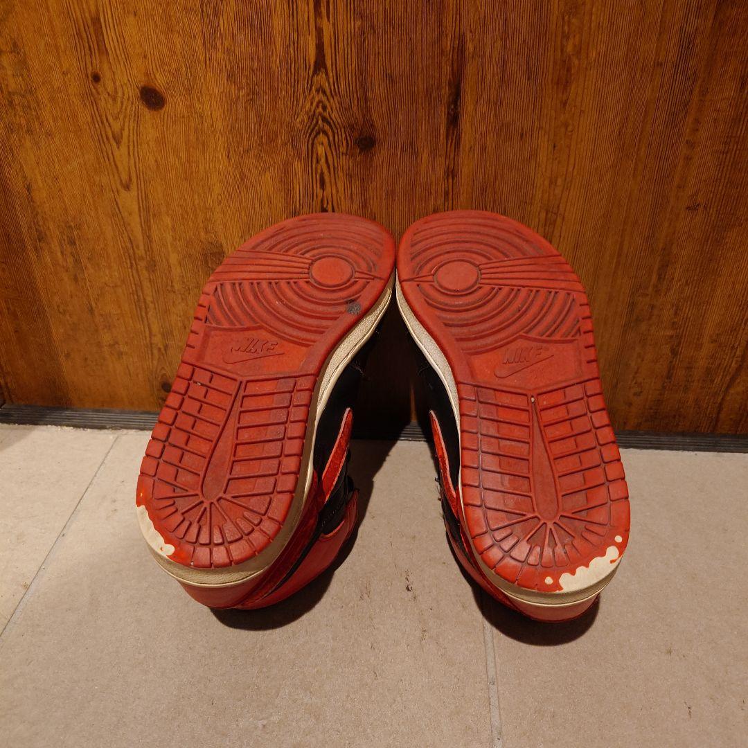 N*i様 激レアNike Air Jordan 1レトロ ブラック/レッド BR