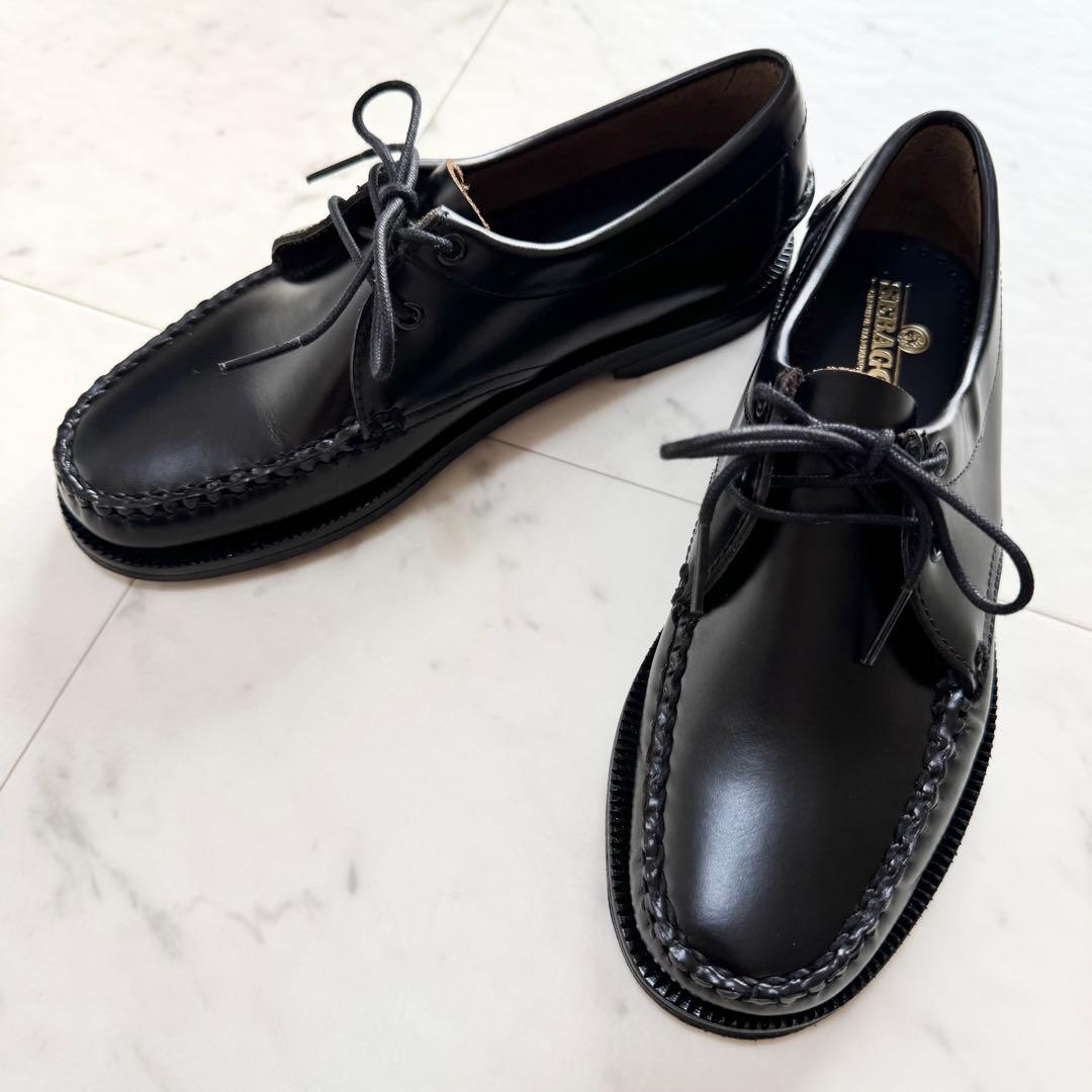 【美品】SEBAGO セバゴ ローファー レザー モカシン ブラック 23.2
