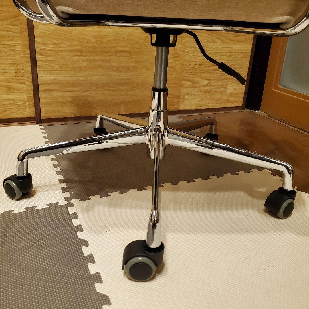 【美品】LOWYA ラタン調デスクチェア キャスター代替品