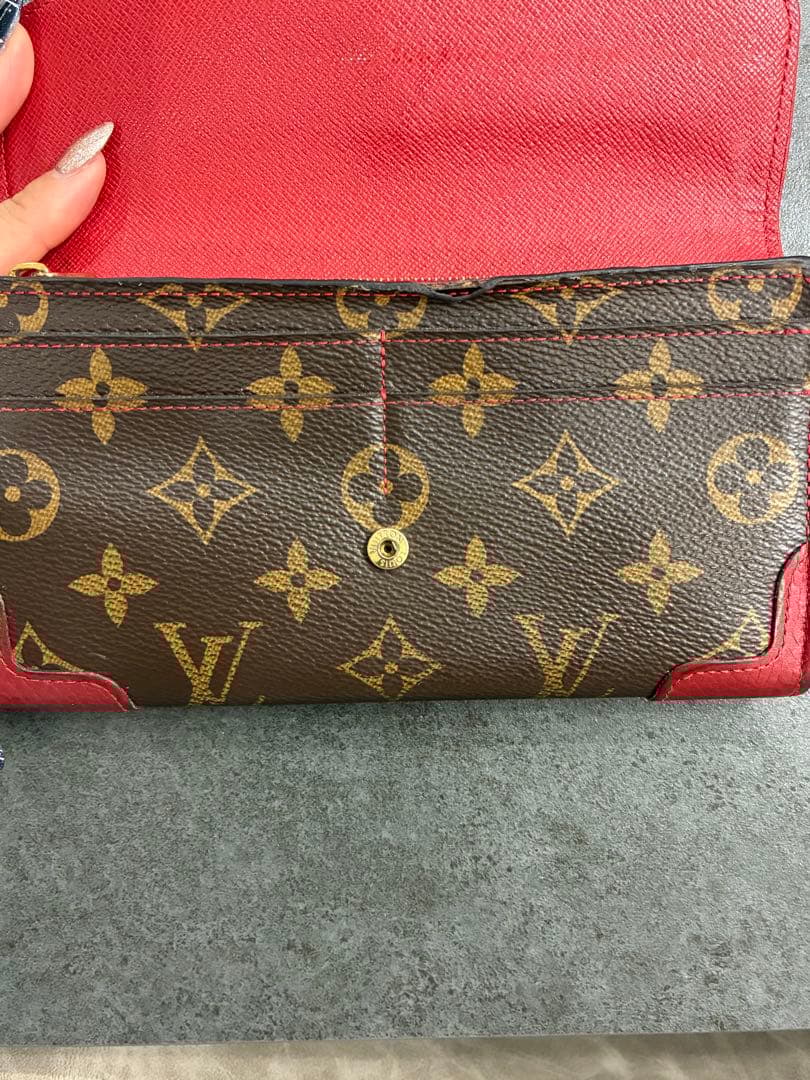 【訳あり美品】ルイヴィトン モノグラム ポルトフォイユ サラ レティーロ 長財布
