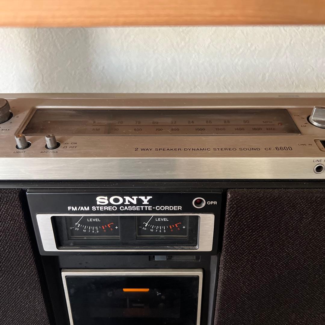 SONY ZILBAP FM/AM ステレオカセットコーダー　ジャンク