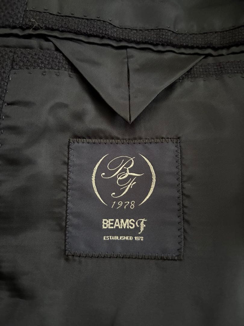 BEAMS F / ホップサック ダブルブレスト ジャケット