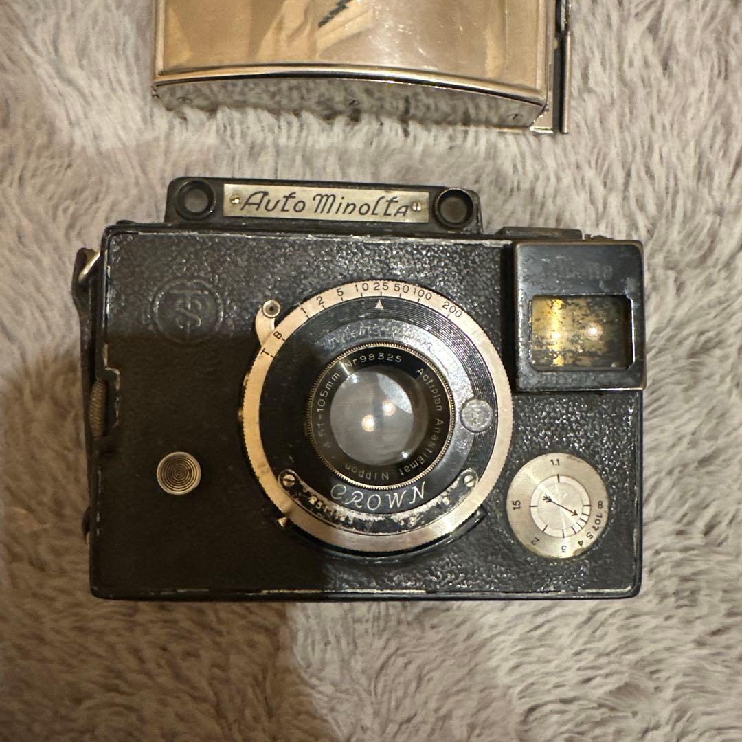 オートミノルタ蛇腹カメラ 105mm F4.5