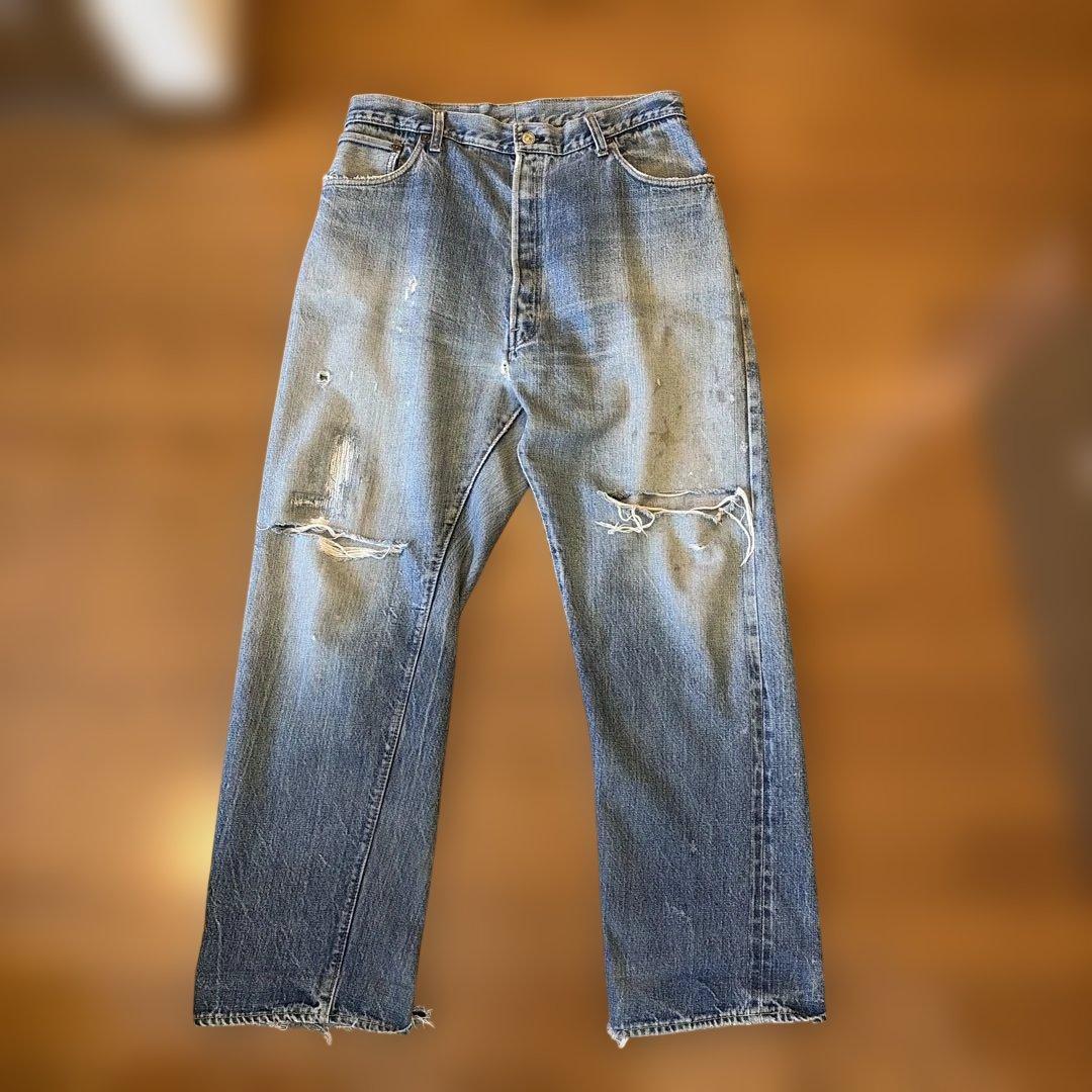 70's LEVI’S 66前期 501 刻印6 赤耳 シングルステッチ