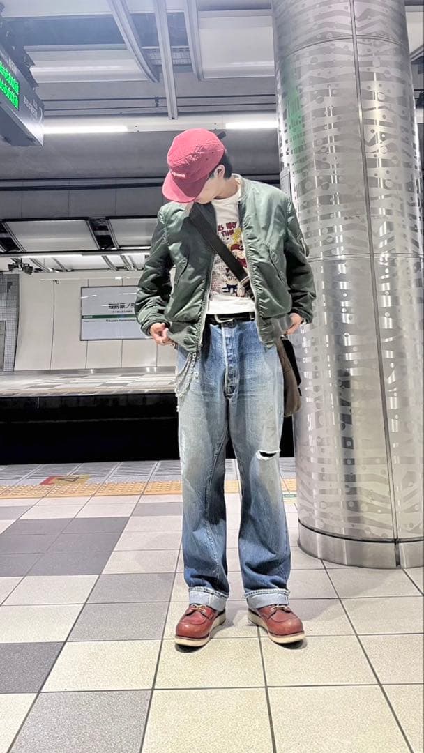 70's LEVI’S 66前期 501 刻印6 赤耳 シングルステッチ