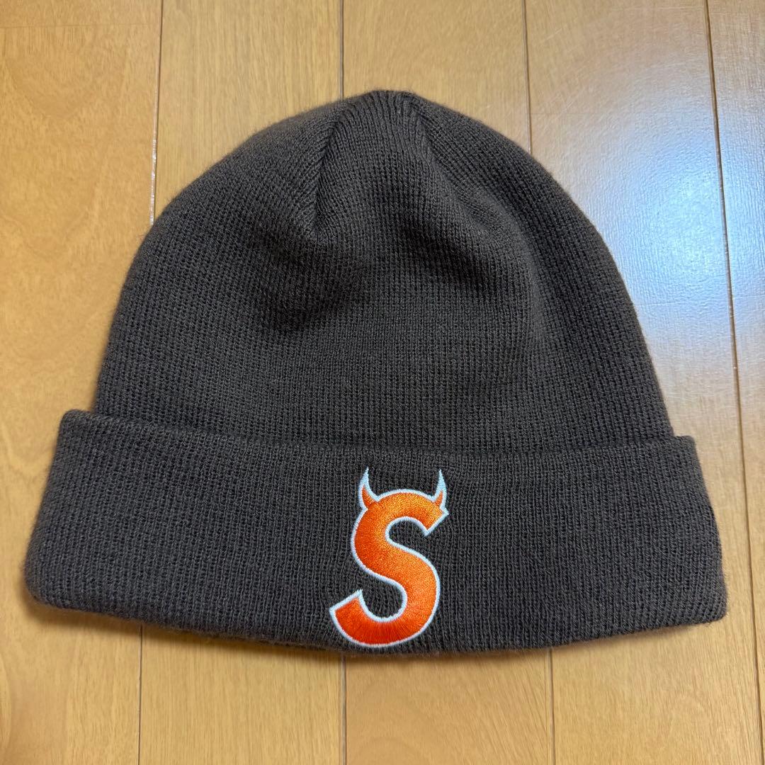 Supreme New Era S Logo Beanie ブラウン 22aw