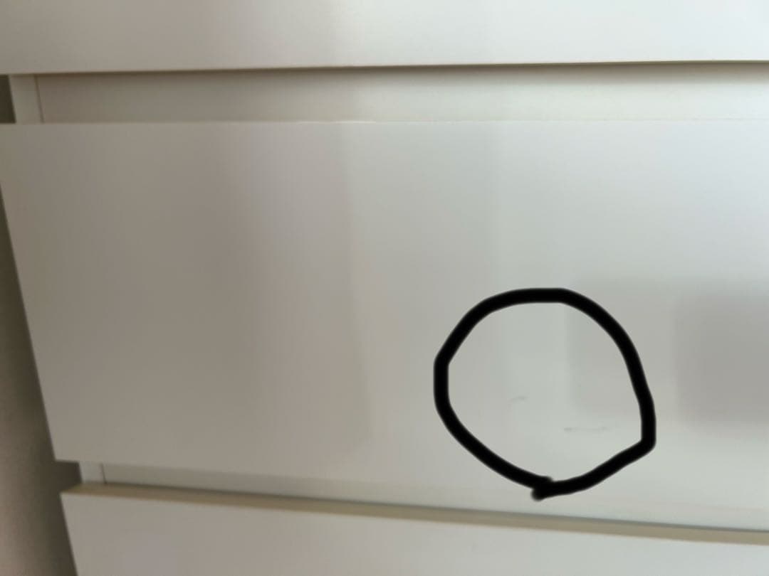 【送料込】IKEA マルム チェスト 引き出し6つ ④