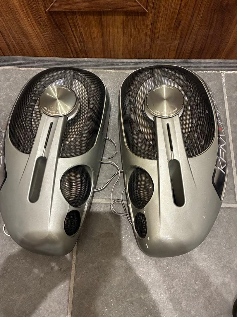 KENWOOD 据置スピーカー シルバー