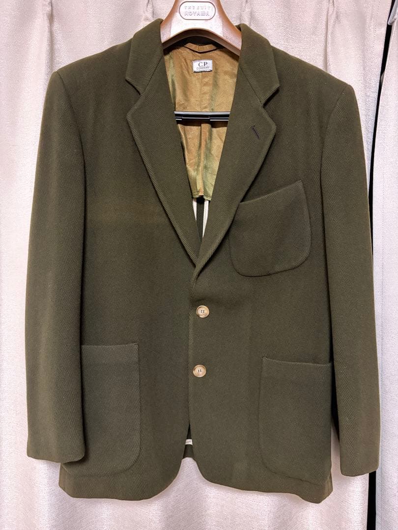 伊製 90s CPカンパニー 本人期 ヘリンボーン テーラード 裏地ペイズリー柄