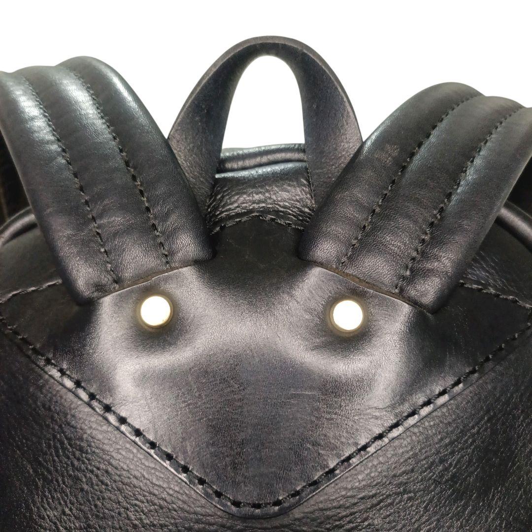 現行✨Herz R-93 オールレザー デイパック リュック Mサイズ 黒