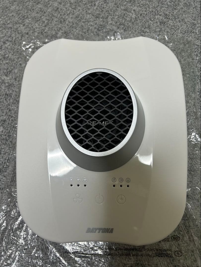 デイトナバイク ヘルメット消臭機 乾燥機 プラズマイオン3段階風量 タイマー付き