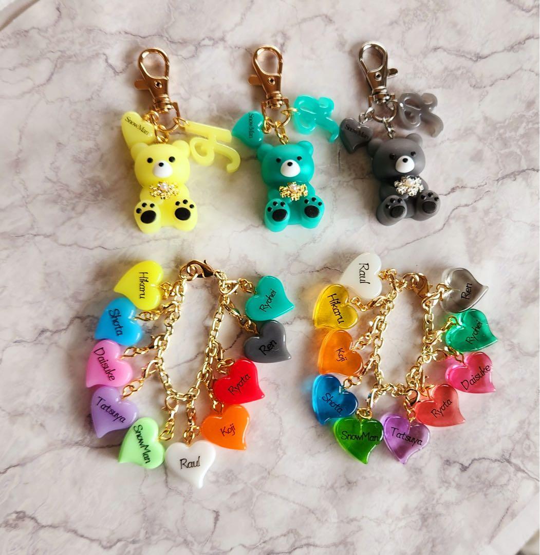 なお　くまさんキーホルダー　箱推しキーホルダー　6点