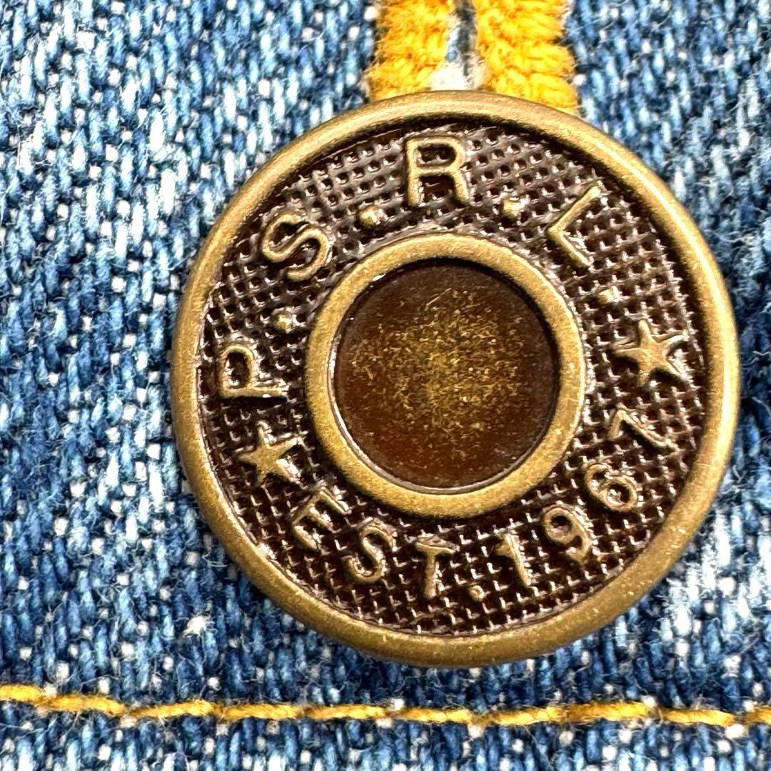 超美品 ラルフローレンスポーツ デニムニットコンビジャケット　カウチン切替　L