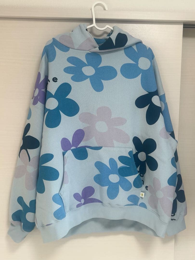 Nap time フラワーパターン パーカー