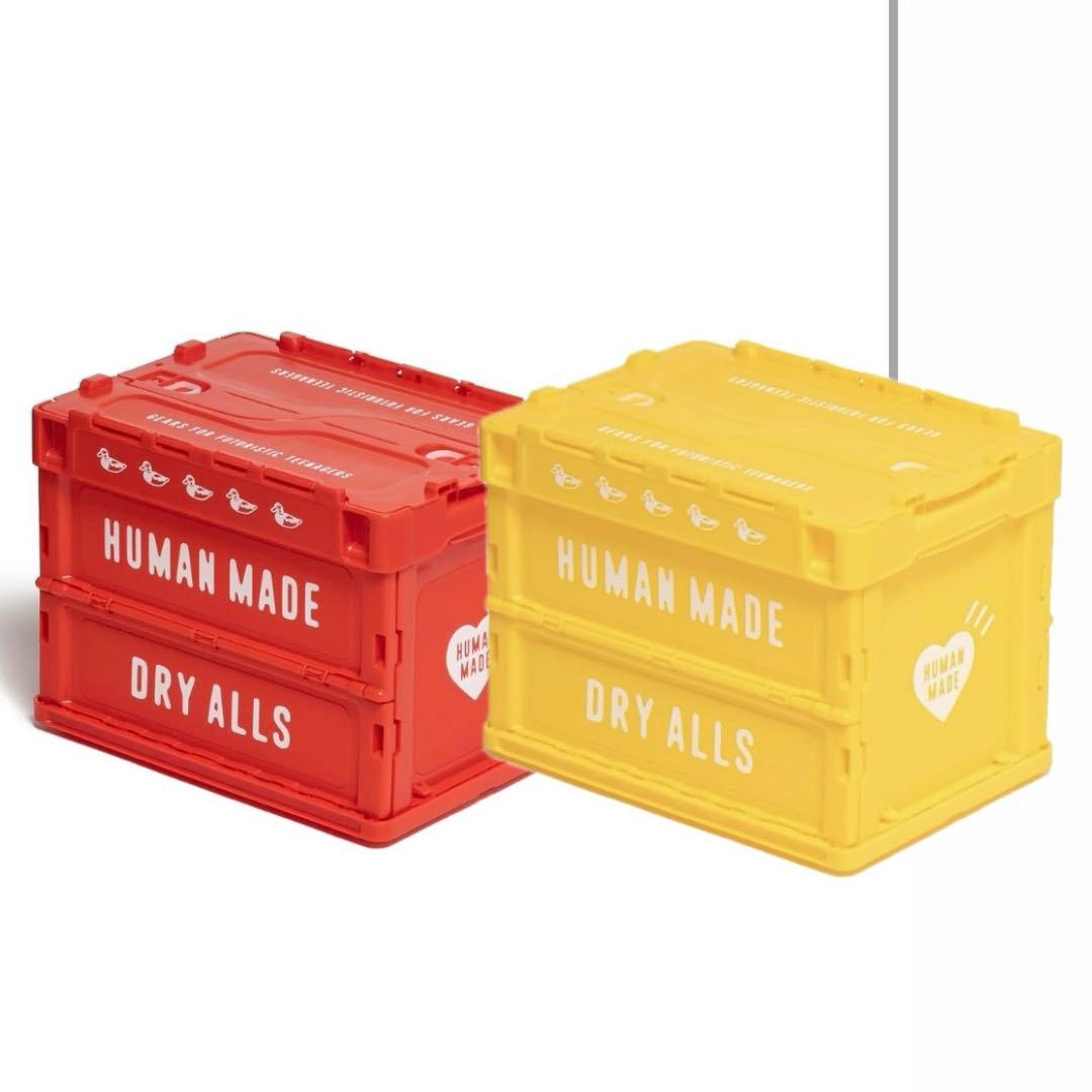 【2点】HUMAN MADE コンテナ 20L Red Yellow 赤 黄
