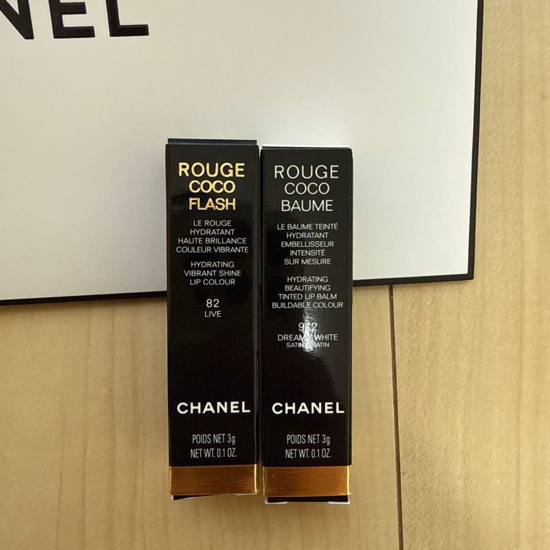 CHANEL ルージュ ココ フラッシュ 82 & バーム 912